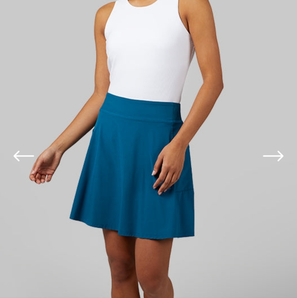 Blue Athletic Skort